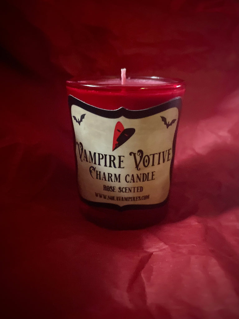 vampire votive candle