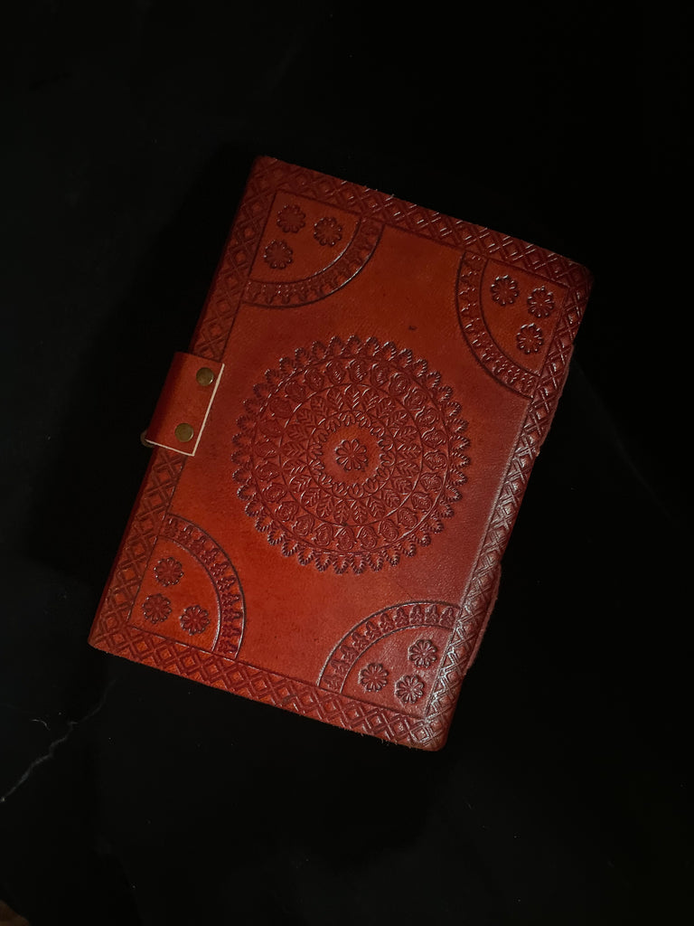 Lapis Stone Leather Journal-5"x7"