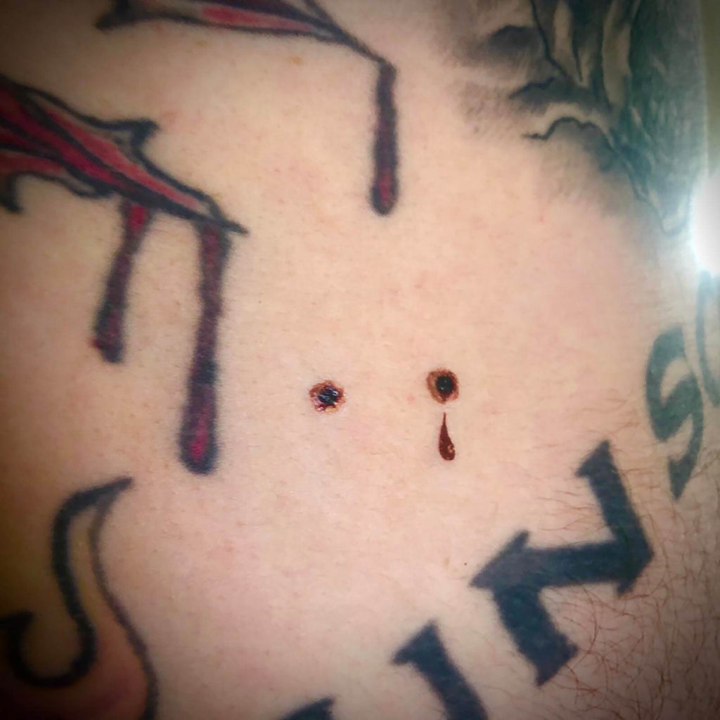 Temporary Bite Tattoo