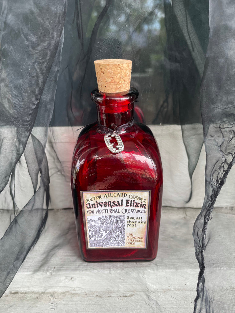Dr. Alucard's Glass Elixir Bottle