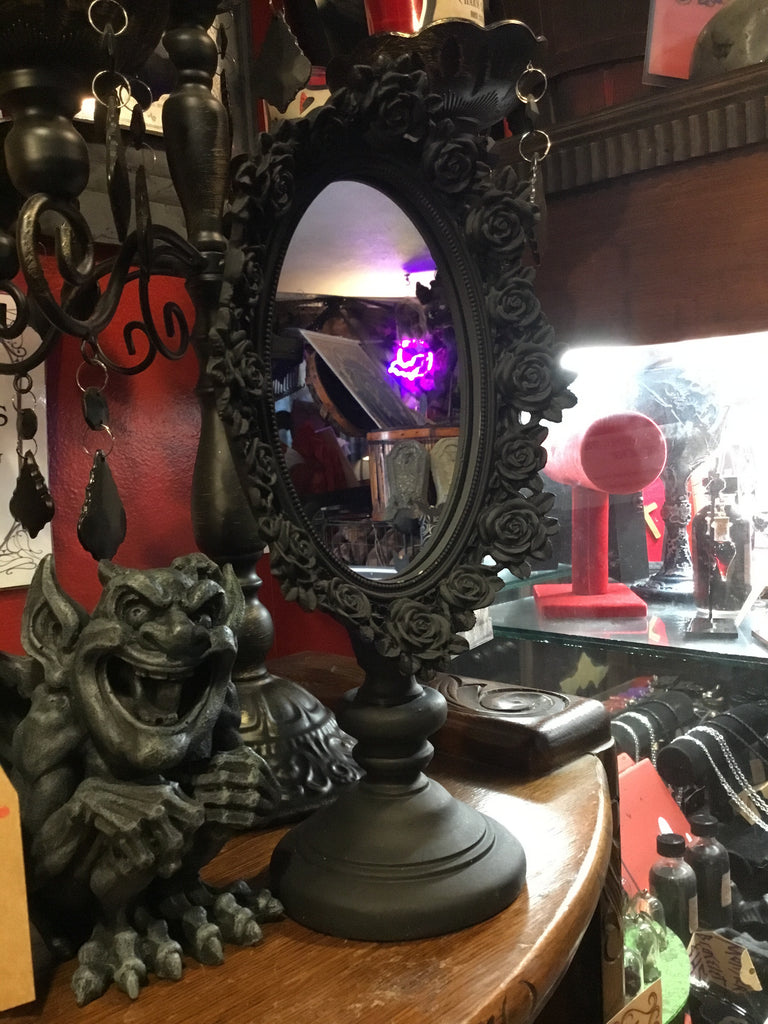 Black Rose Gazing Mirror