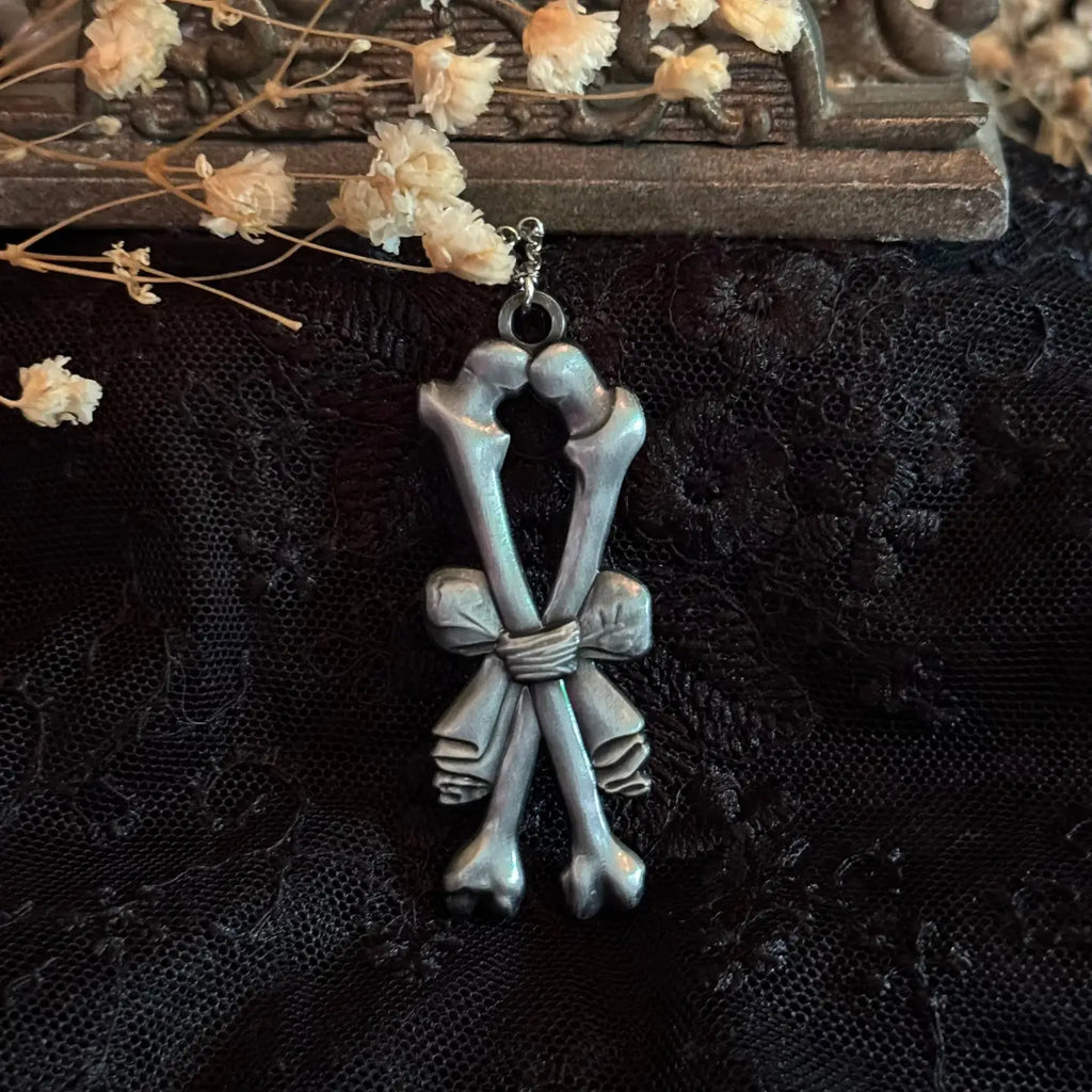 Bow & Bones Necklace