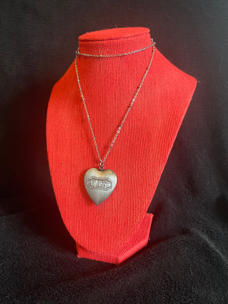 'AT REST' Heart Necklace