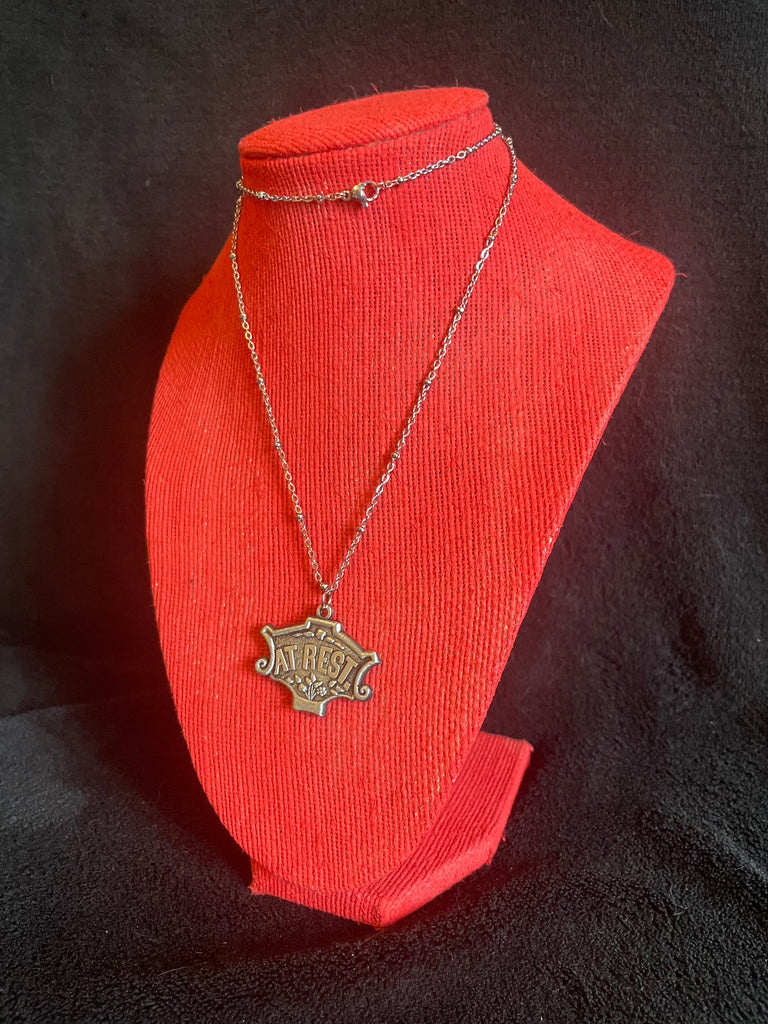 'AT REST' Casket Key Necklace