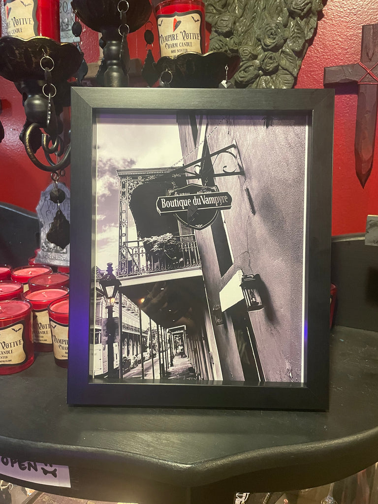 Boutique du Vampyre framed 8x10 print