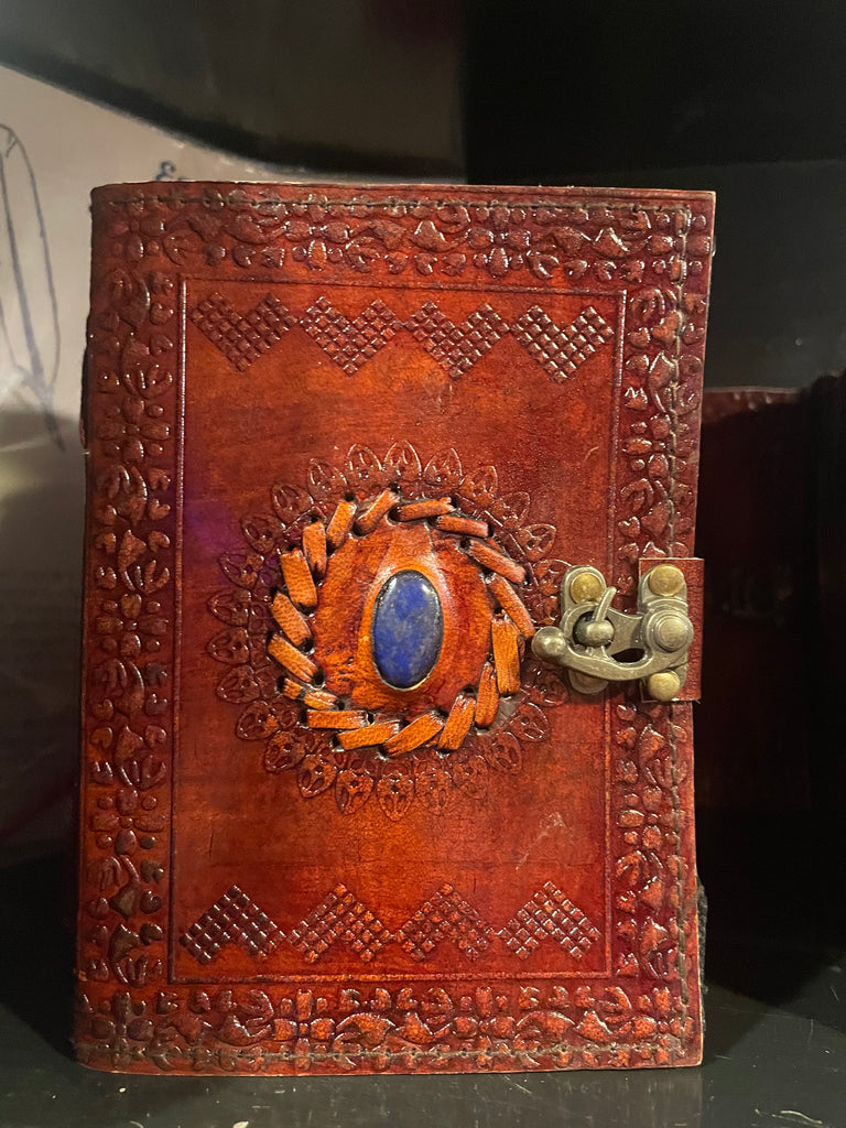 Lapis Stone Leather Journal-5"x7"