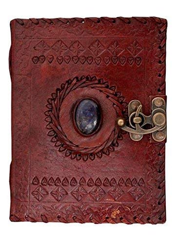 Lapis Stone Leather Journal-5"x7"