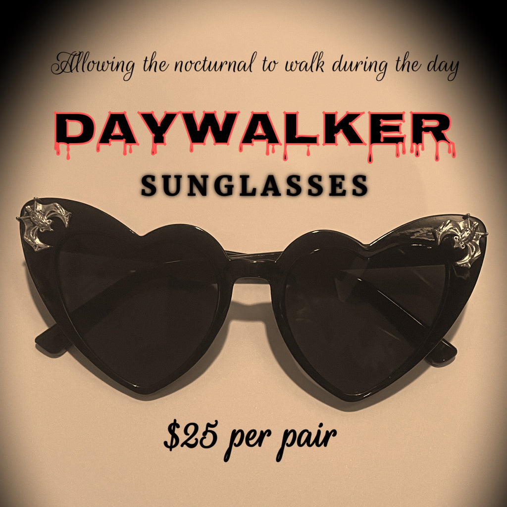 Daywalker Sunglasses - Bat Heart