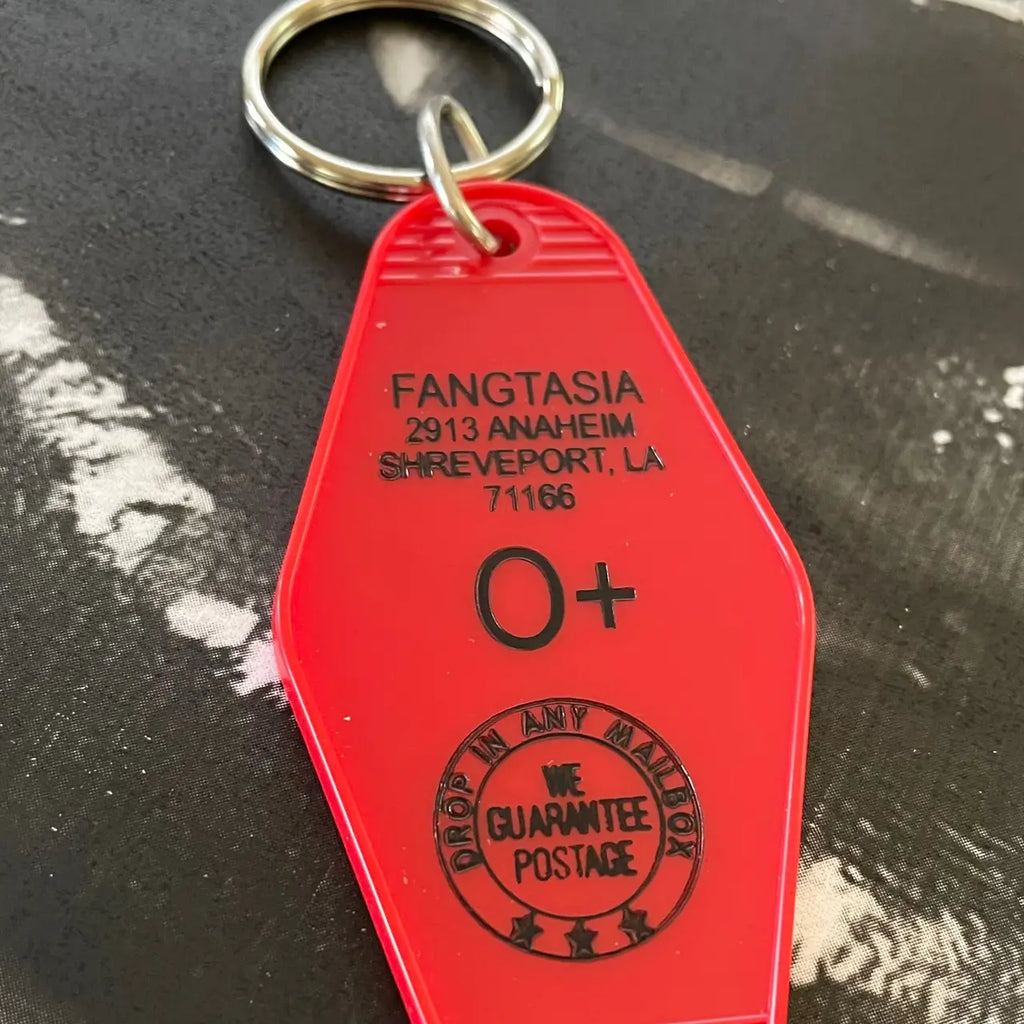 Vampire pop culture Motel Key Chain