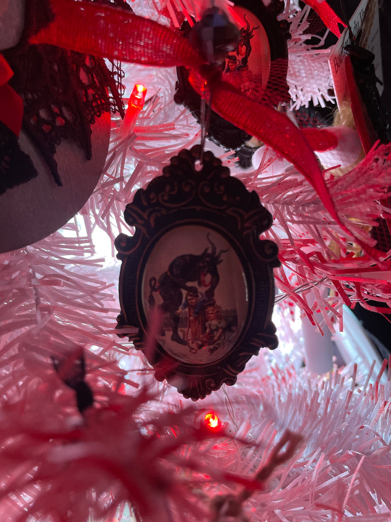 Cameo Krampus Ornament
