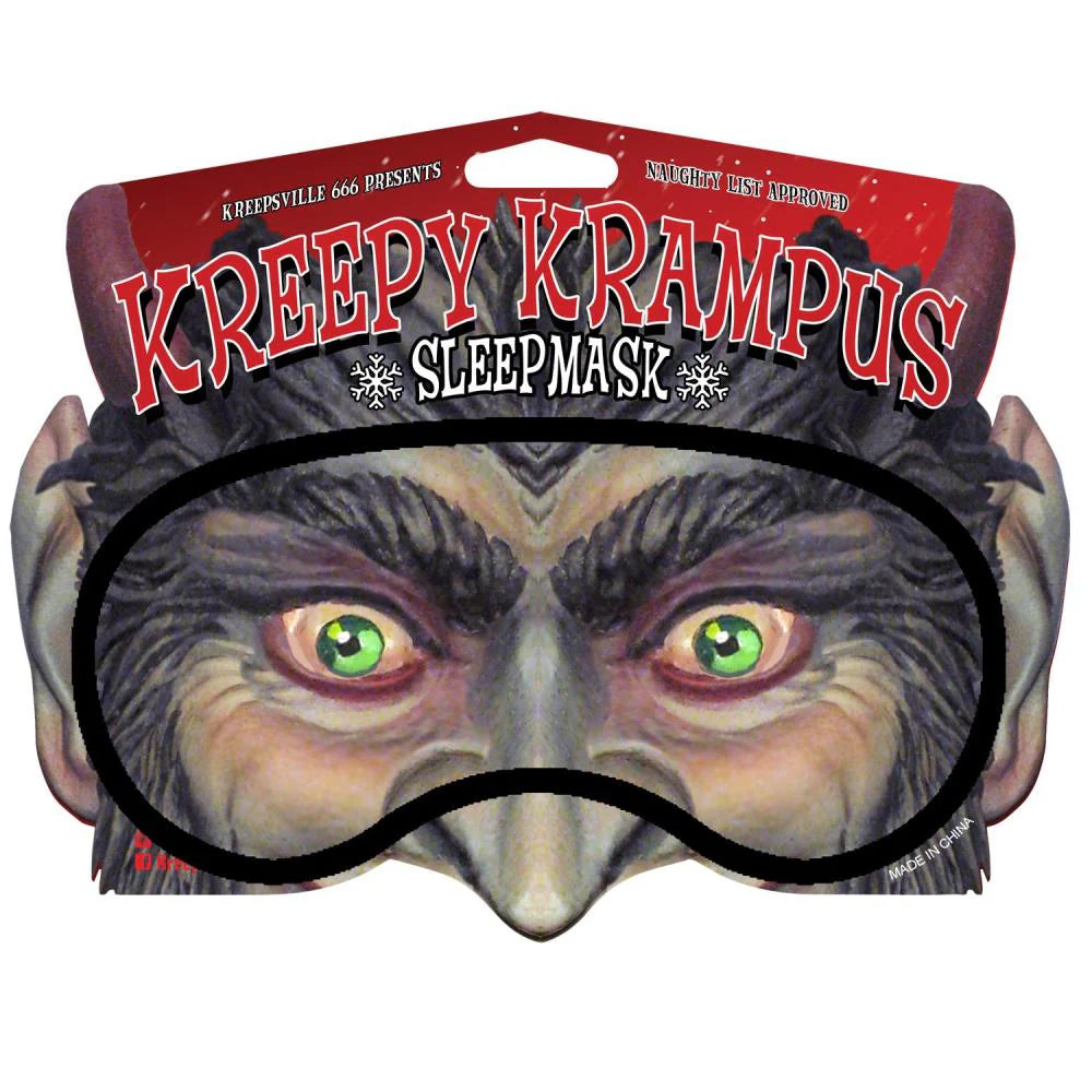 Krampus sleep mask