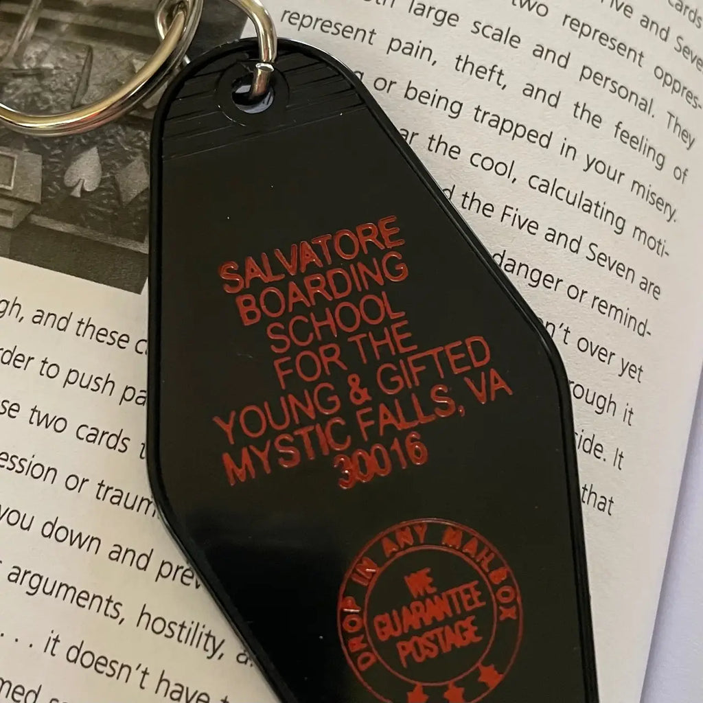 Vampire pop culture Motel Key Chain