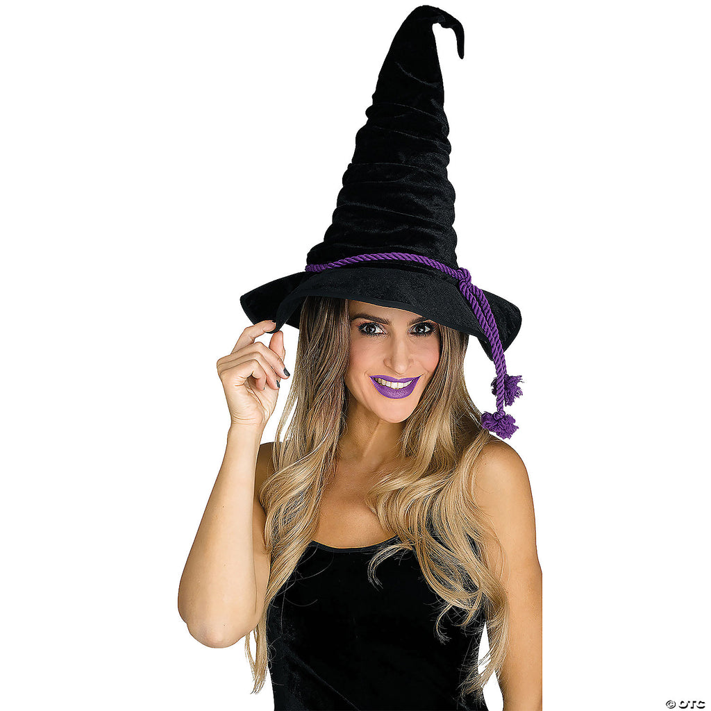 Velour Witch Hat