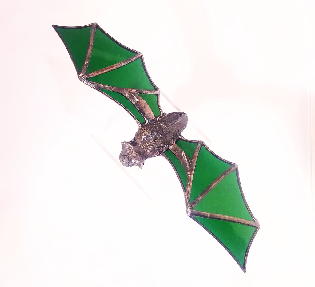 Stained Glass Hanging Bats