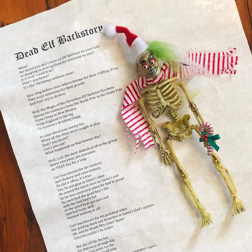 Dead Elf Ornament