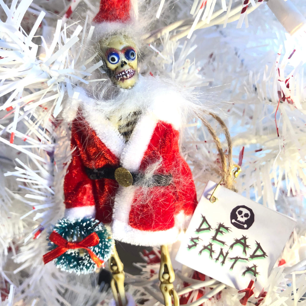 Dead Santa Ornament