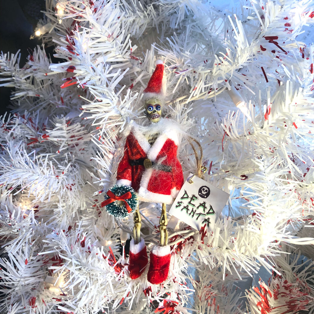 Dead Santa Ornament