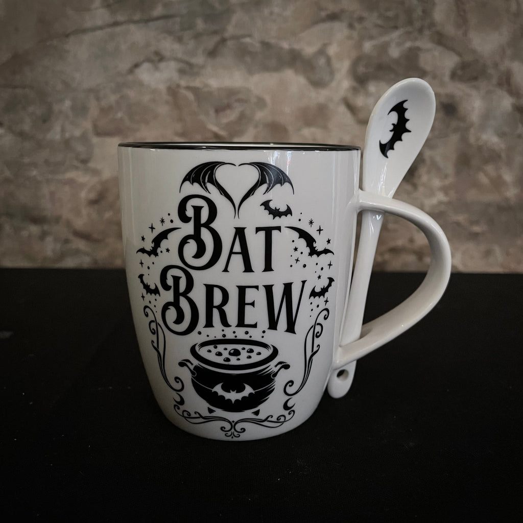 Bat Brew Mug & Spoon Set