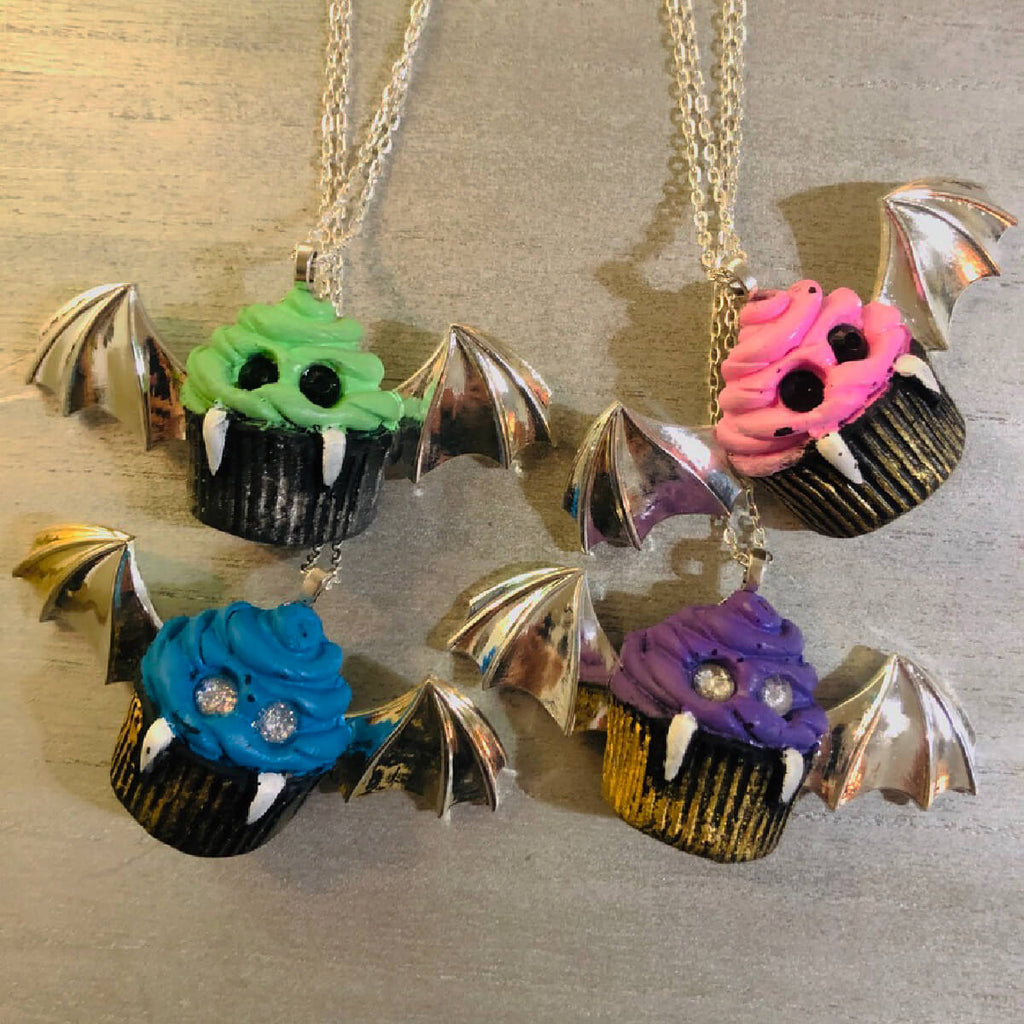 Necklace - Pendant - Vampire Cupcake