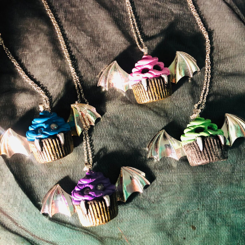 Necklace - Pendant - Vampire Cupcake