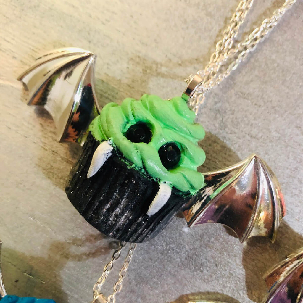 Necklace - Pendant - Vampire Cupcake