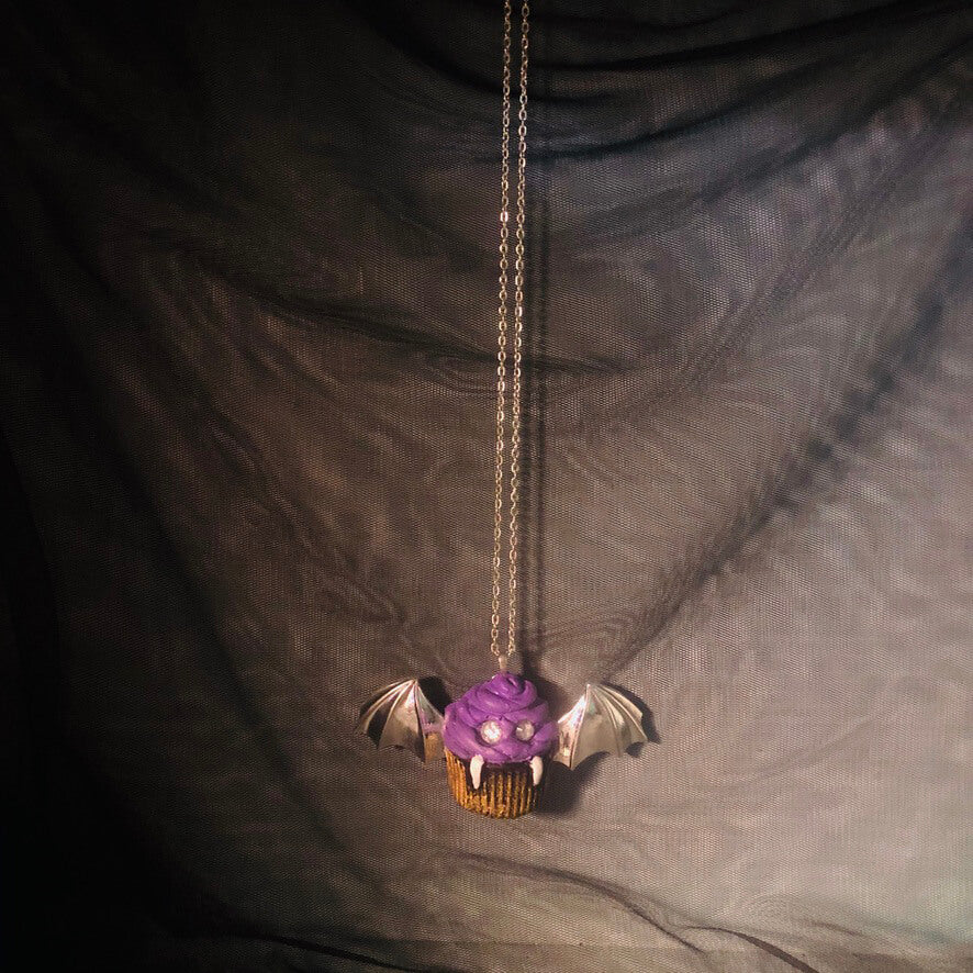 Necklace - Pendant - Vampire Cupcake