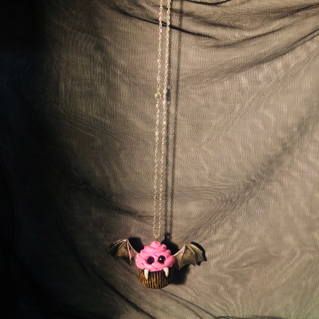 Necklace - Pendant - Vampire Cupcake