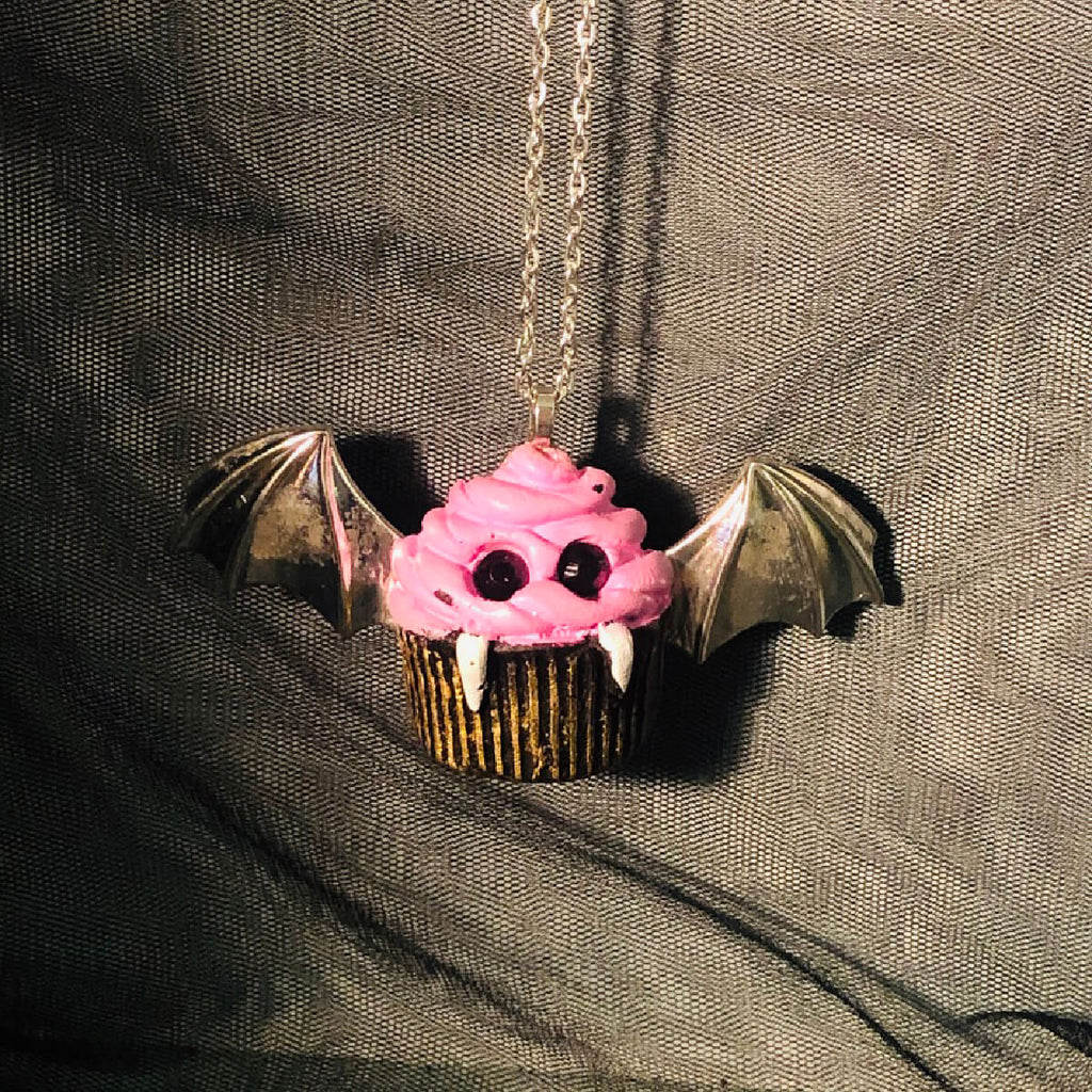 Necklace - Pendant - Vampire Cupcake
