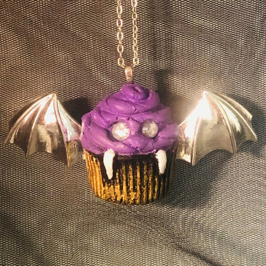 Necklace - Pendant - Vampire Cupcake