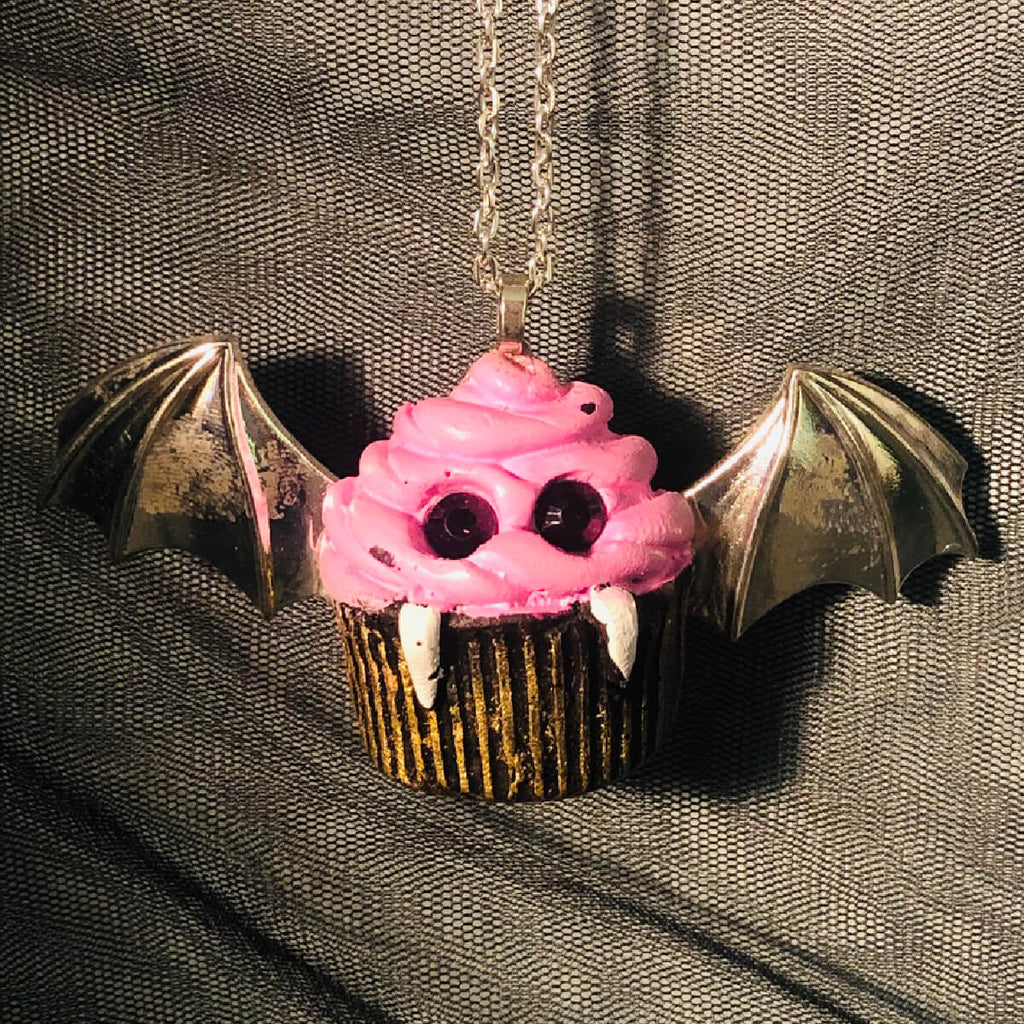 Necklace - Pendant - Vampire Cupcake