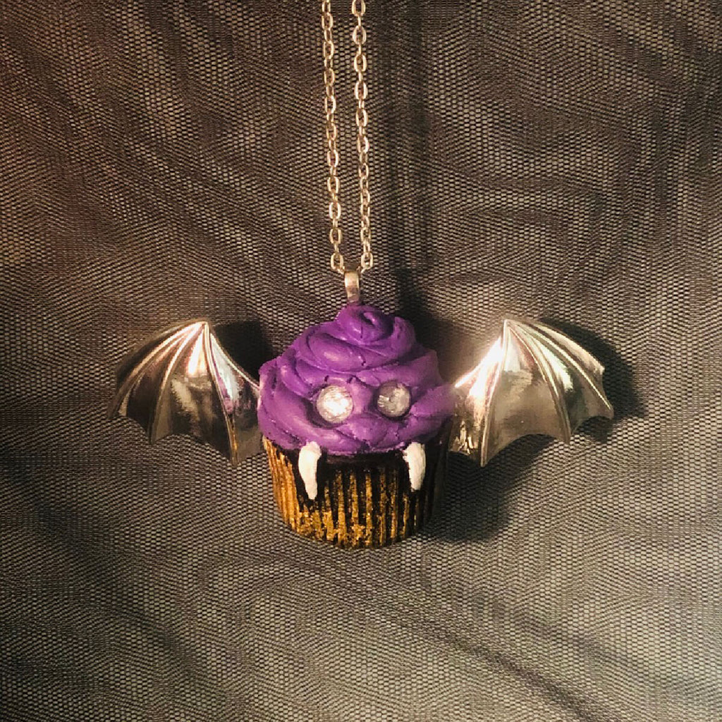 Necklace - Pendant - Vampire Cupcake