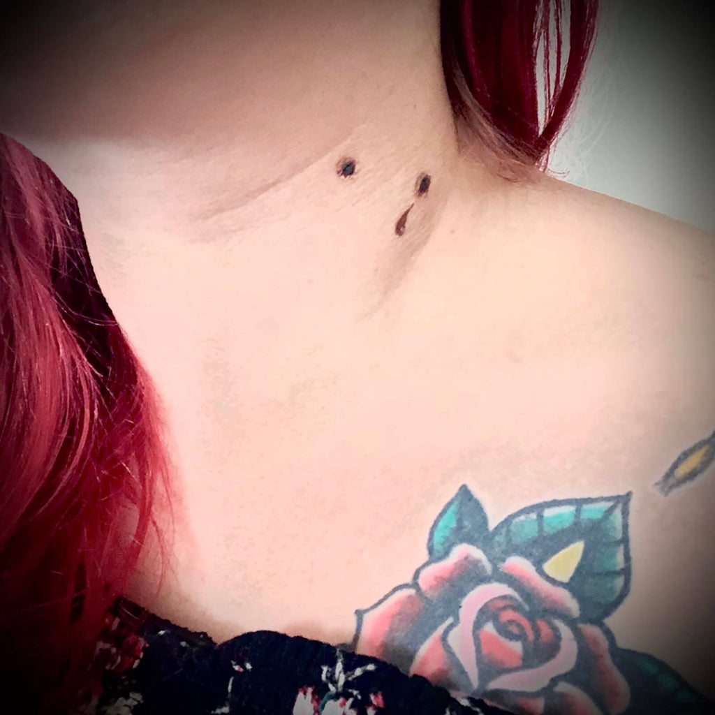 Temporary Bite Tattoo