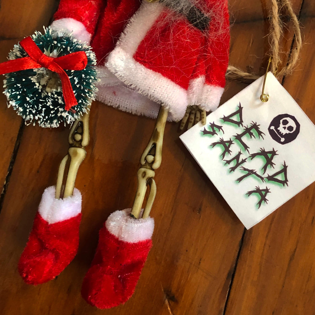 Dead Santa Ornament