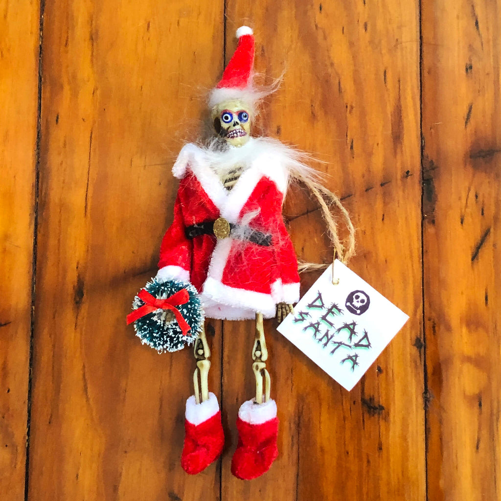 Dead Santa Ornament