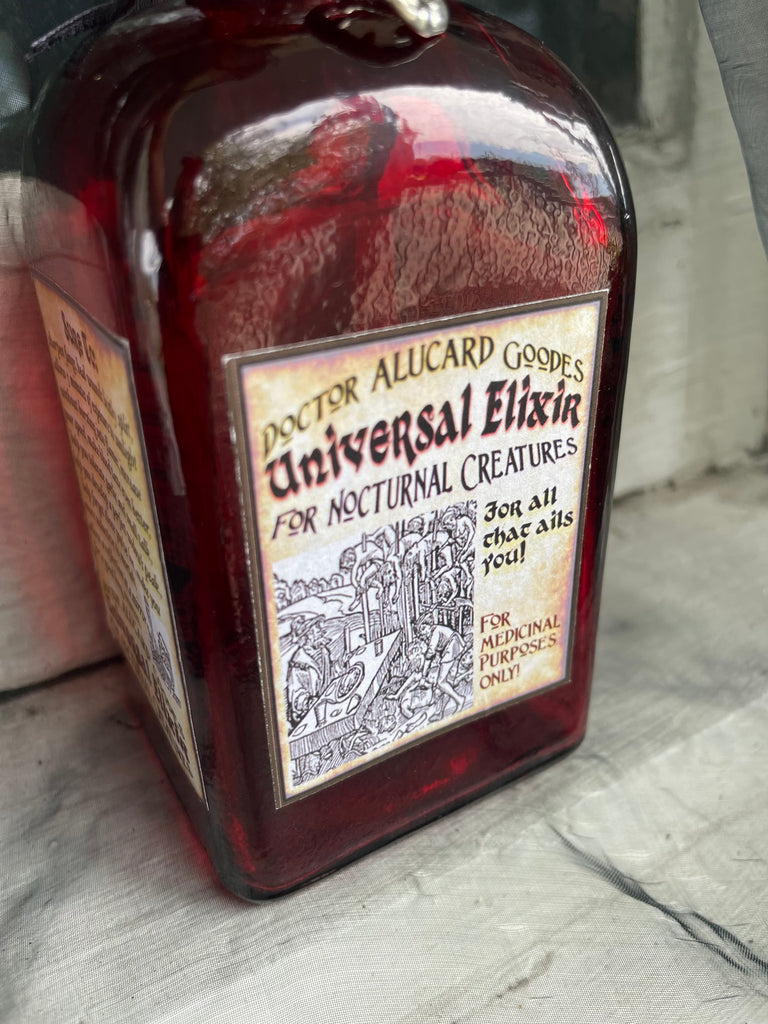 Dr. Alucard's Glass Elixir Bottle