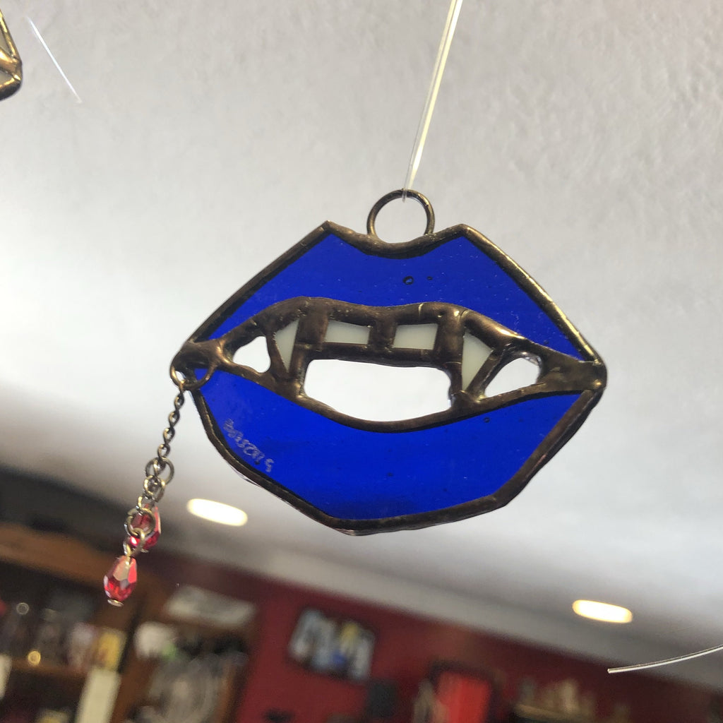 Stained Glass Fang Suncatcher