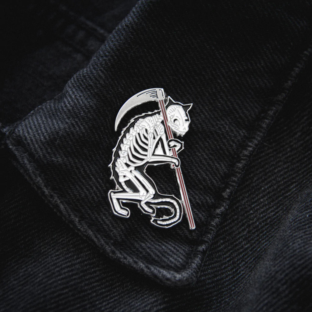 Grim Reaper Skeleton Cat