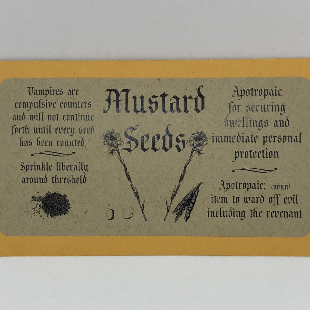 Vampire Hunter - Mustard Seeds
