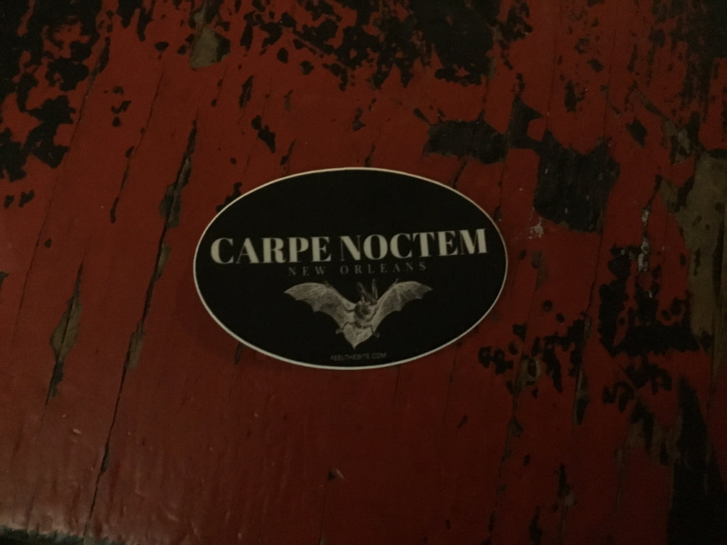 Carpe Noctem Sticker (small/oval)