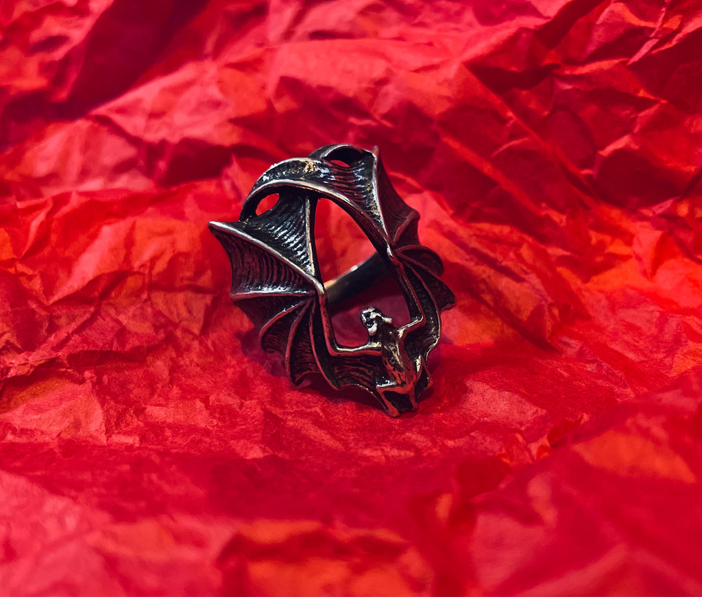 Bat Wing Gothic Ring