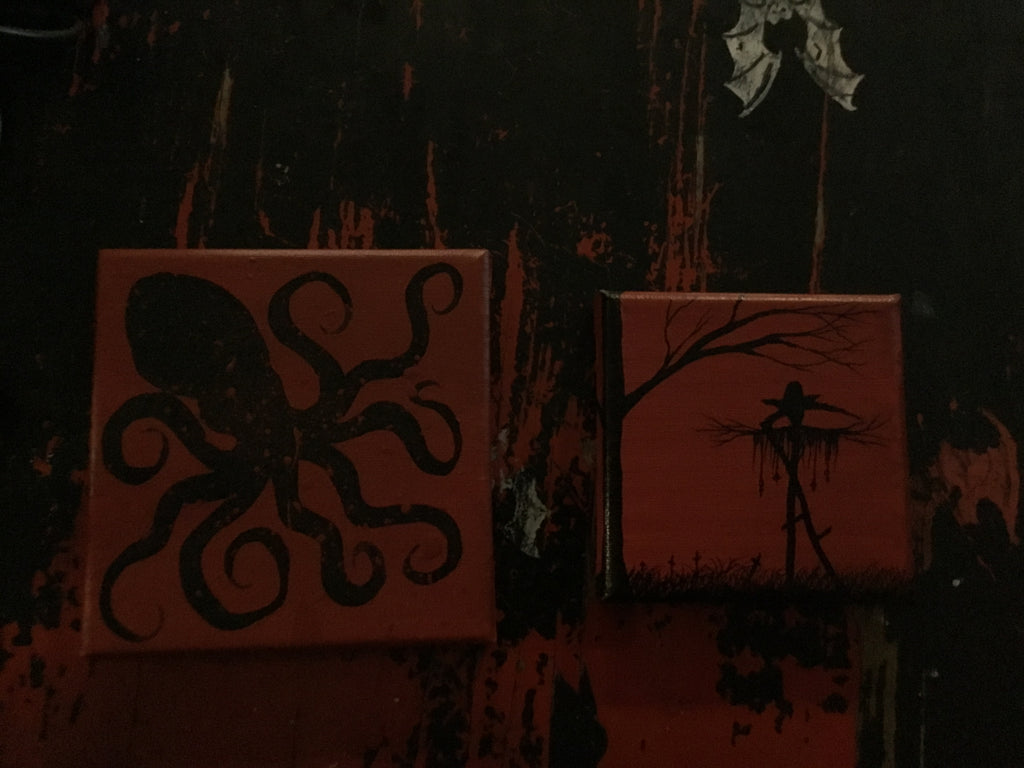 Paintings by zombie boy