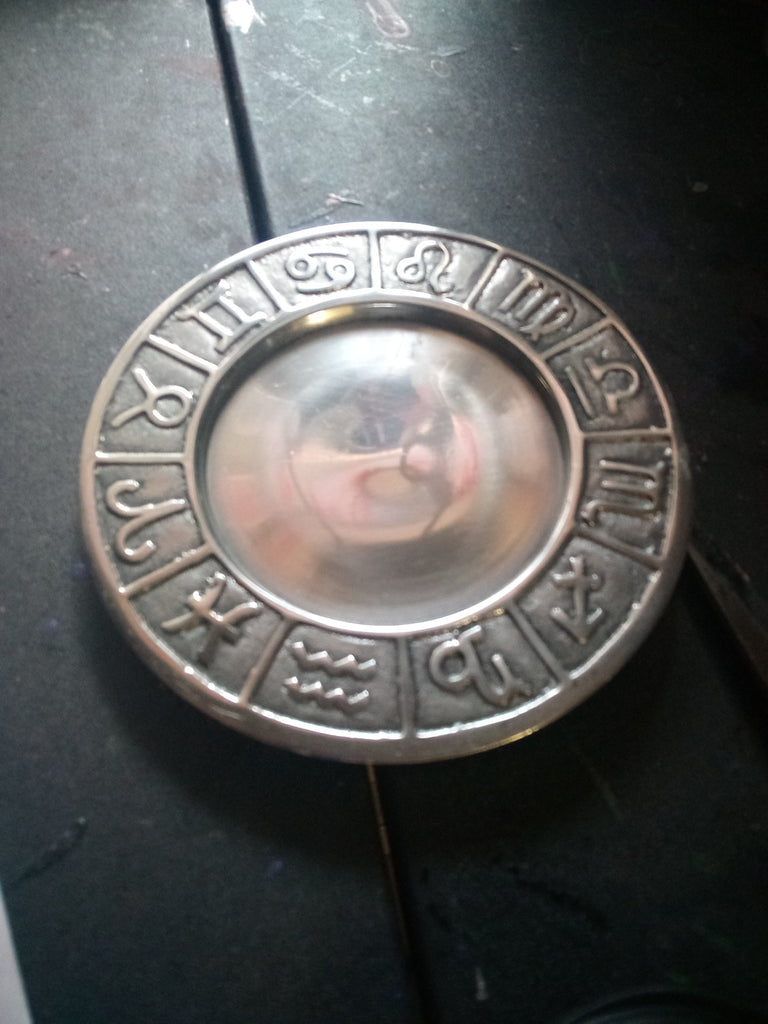 Zodiac Smudge Plate/Candle Holder