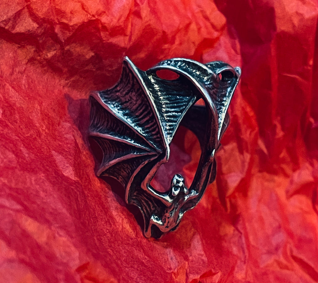 Bat Wing Gothic Ring