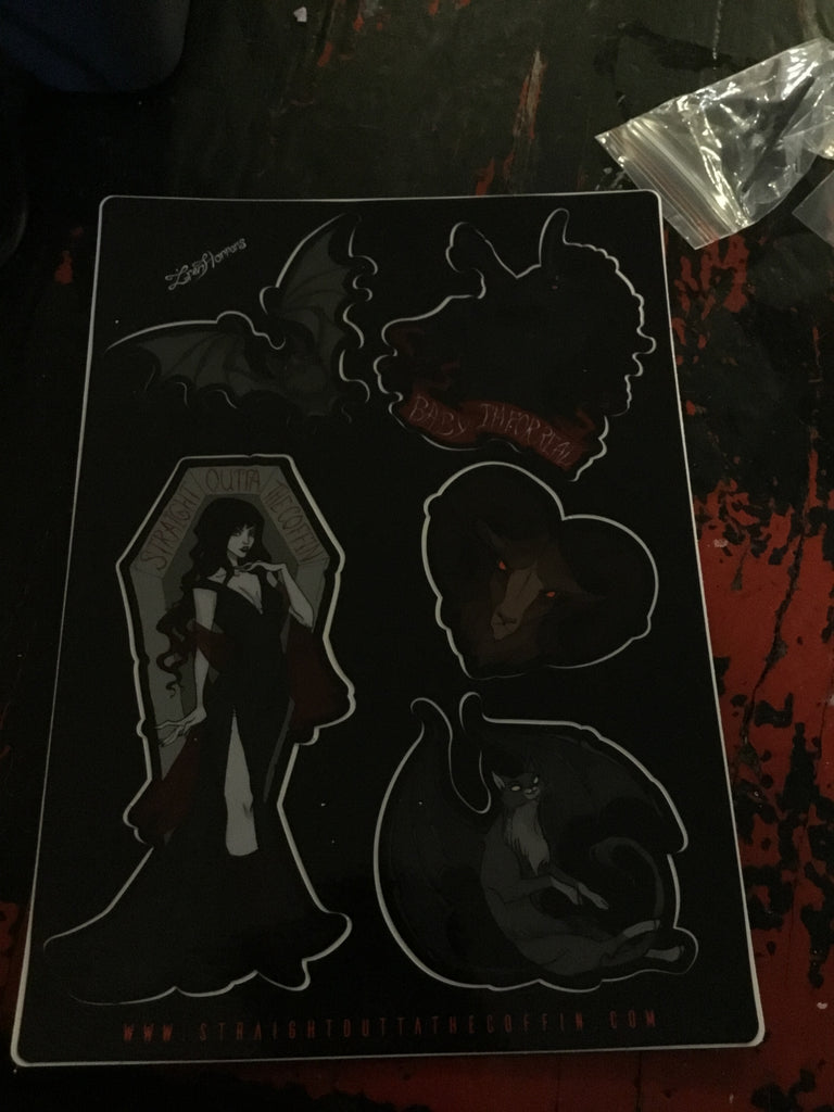 Vampire Sticker Sheet