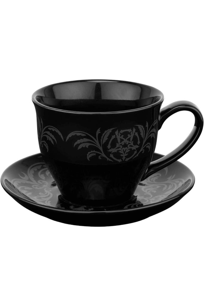 Morticia Tea Cup & Saucer